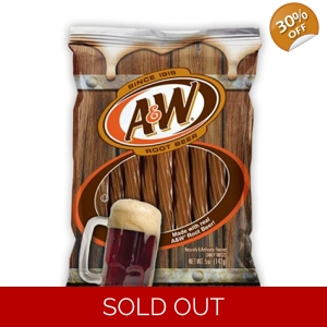 Kennys A&W Root Beer Twists - Kenny's AW Candy 142g Packet